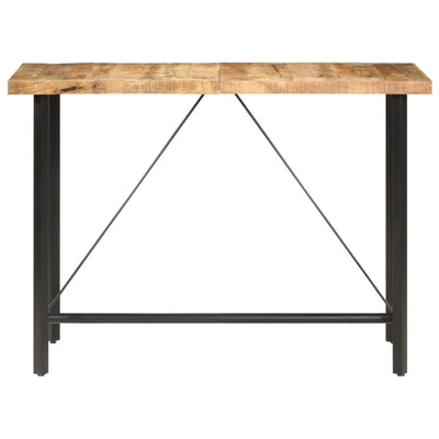Bar table 150x70x107 cm Rough Mango Wood Payday Deals