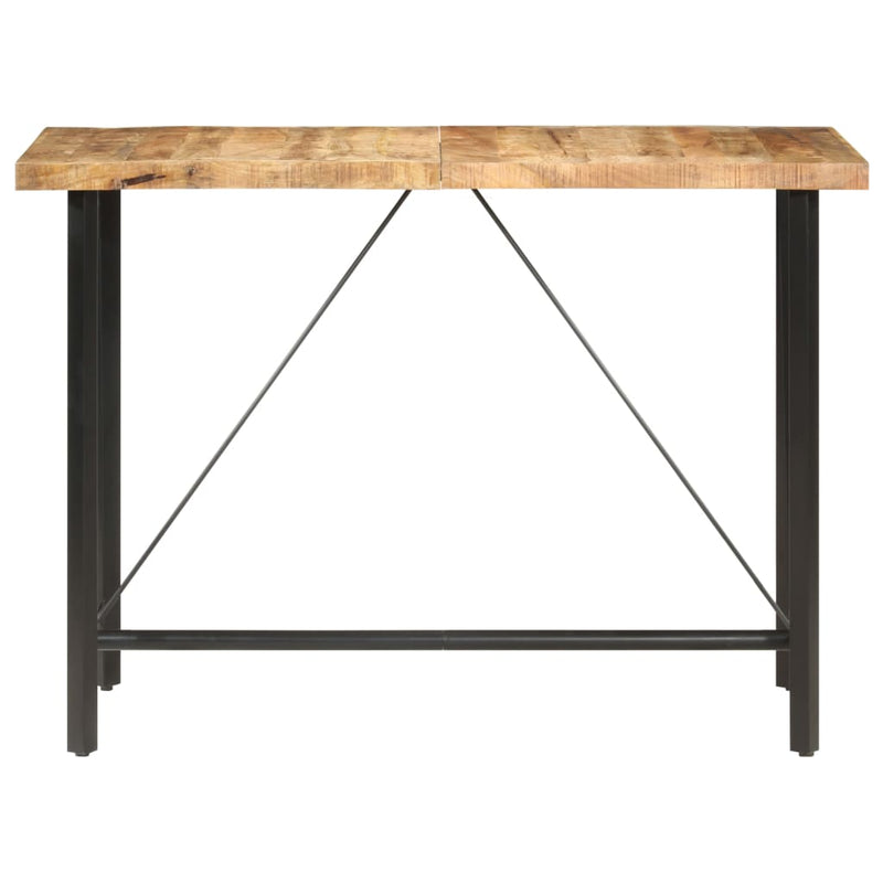 Bar table 150x70x107 cm Rough Mango Wood Payday Deals