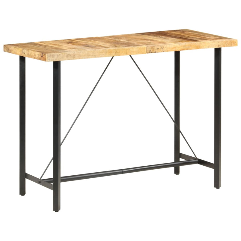 Bar table 150x70x107 cm Rough Mango Wood Payday Deals