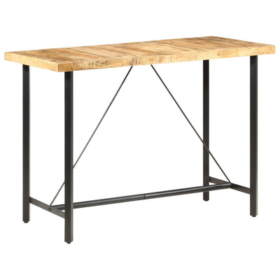 Bar table 150x70x107 cm Rough Mango Wood Payday Deals