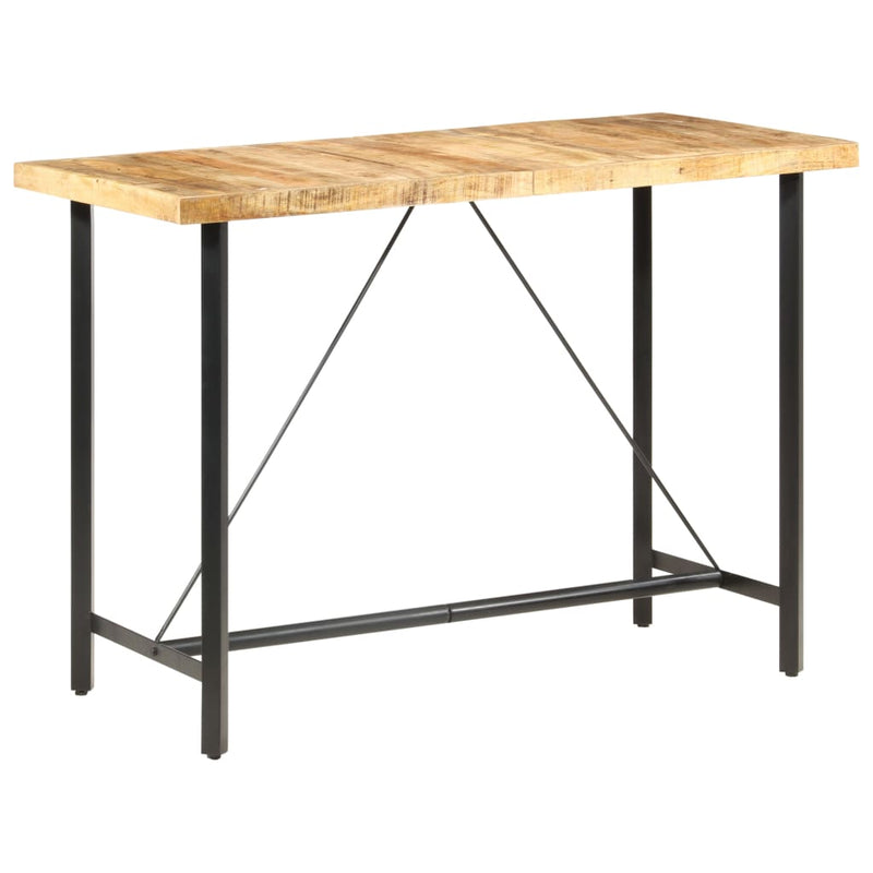 Bar table 150x70x107 cm Rough Mango Wood Payday Deals