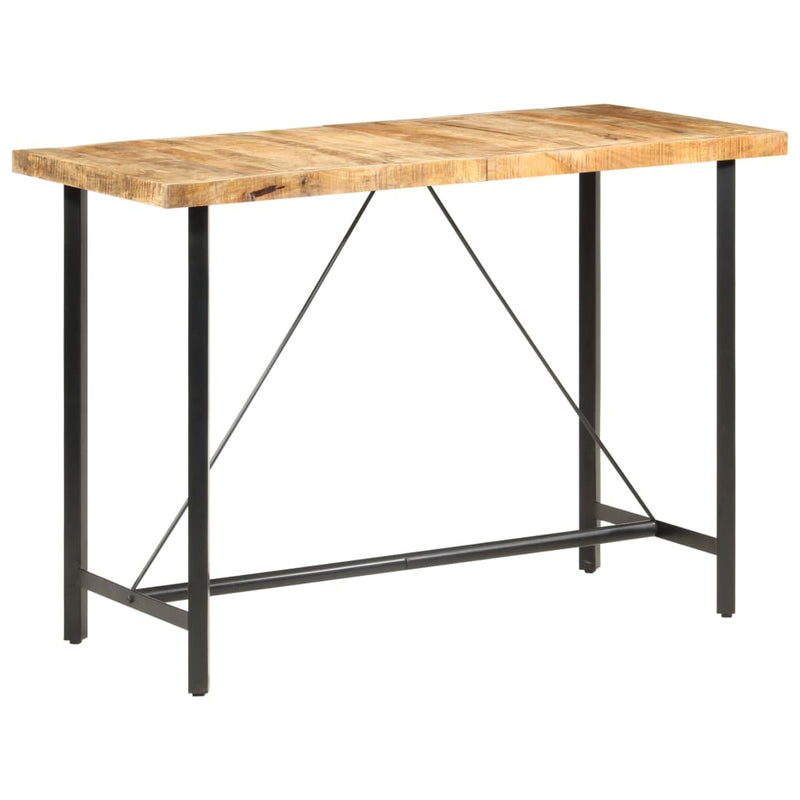 Bar table 150x70x107 cm Rough Mango Wood Payday Deals