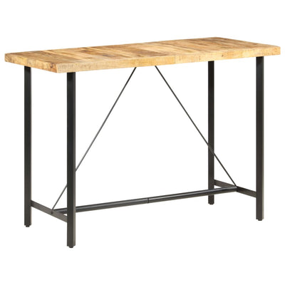 Bar table 150x70x107 cm Rough Mango Wood Payday Deals