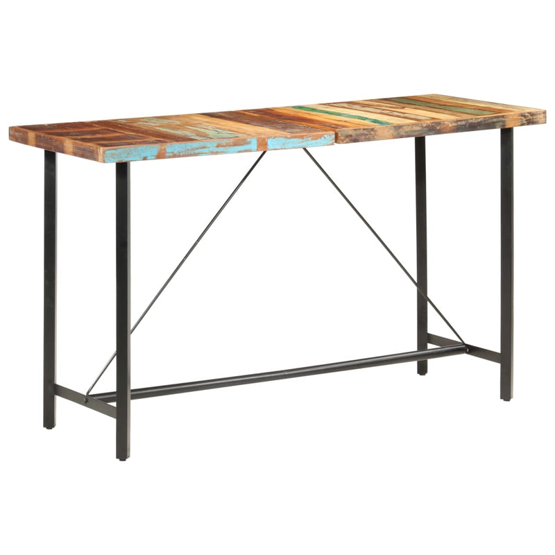 Bar Table 180x70x107 cm Solid Reclaimed Wood Payday Deals