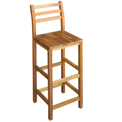 Bar Table and Chair Set 7 Pieces Solid Acacia Wood Payday Deals