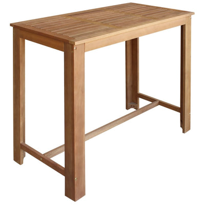 Bar Table and Stool Set 5 Pieces Solid Acacia Wood Payday Deals