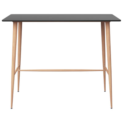 Bar Table Black 120x60x105 cm Payday Deals