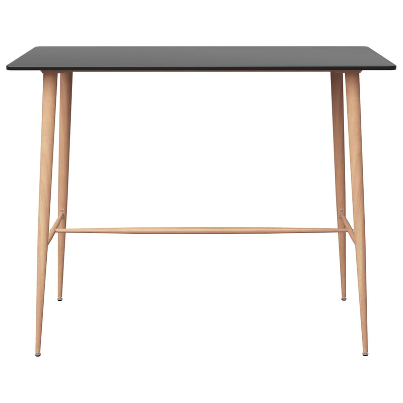 Bar Table Black 120x60x105 cm Payday Deals