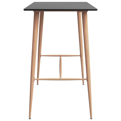 Bar Table Black 120x60x105 cm Payday Deals