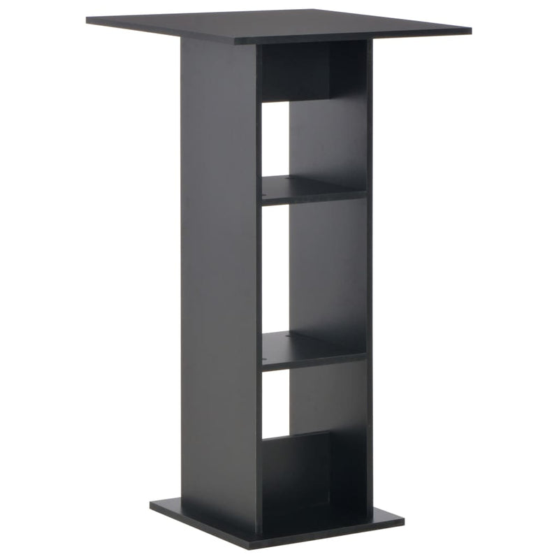 Bar Table Black 60x60x110 cm Payday Deals