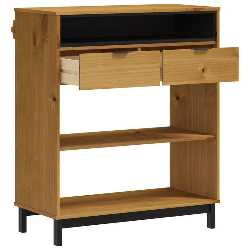 Bar Table FLAM 92x45x110 cm Solid Wood Pine Payday Deals