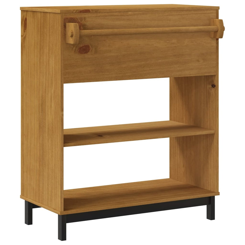 Bar Table FLAM 92x45x110 cm Solid Wood Pine Payday Deals