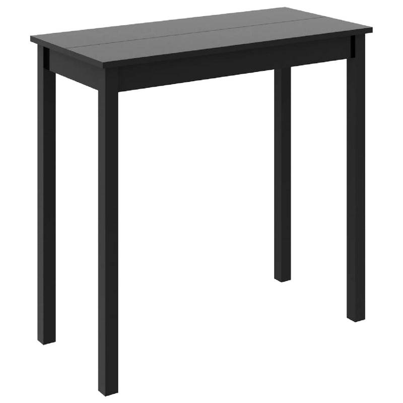 Bar Table MDF Black 115x55x107 cm Payday Deals
