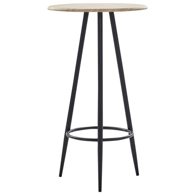 Bar Table Oak 60x107.5 cm MDF Payday Deals