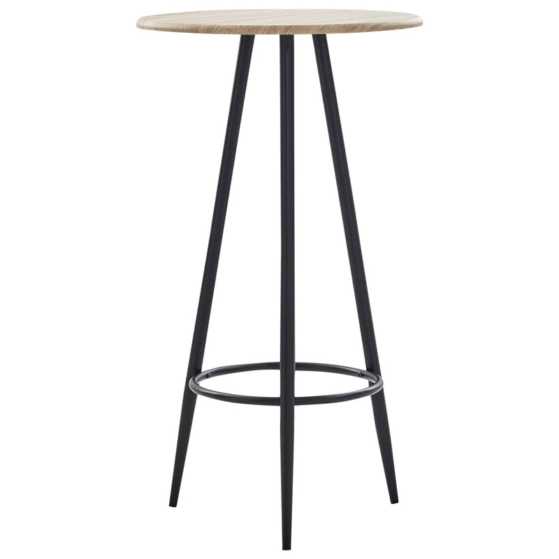 Bar Table Oak 60x107.5 cm MDF Payday Deals