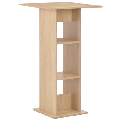 Bar Table Oak 60x60x110 cm Payday Deals