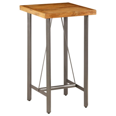 Bar Table Solid Reclaimed Teak 60x60x107 cm Payday Deals