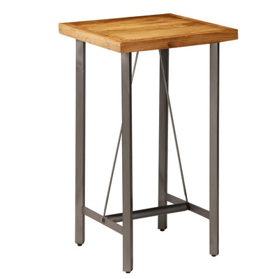 Bar Table Solid Reclaimed Teak 60x60x107 cm Payday Deals