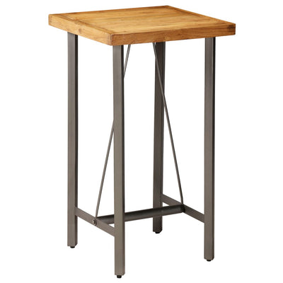Bar Table Solid Reclaimed Teak 60x60x107 cm Payday Deals
