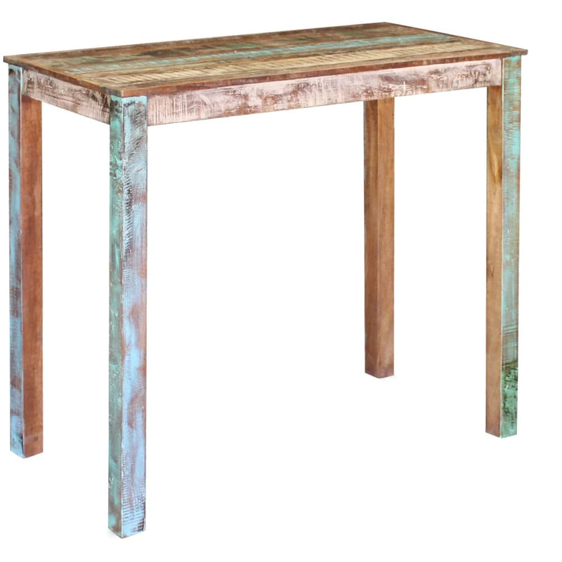 Bar Table Solid Reclaimed Wood 115x60x107 cm Payday Deals