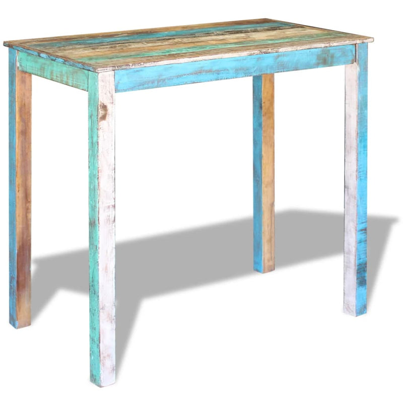 Bar Table Solid Reclaimed Wood 115x60x107 cm Payday Deals