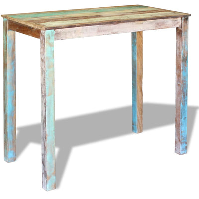 Bar Table Solid Reclaimed Wood 115x60x107 cm Payday Deals