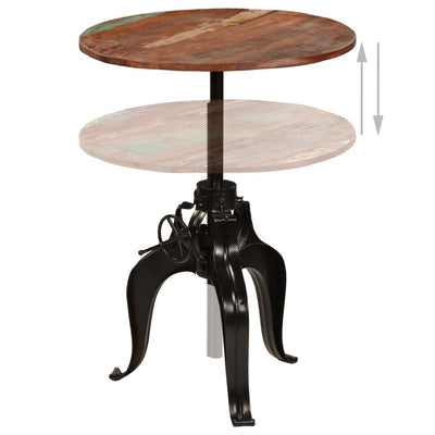 Bar Table Solid Reclaimed Wood 75x(76-110) cm Payday Deals