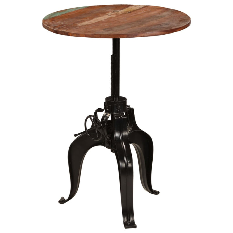 Bar Table Solid Reclaimed Wood 75x(76-110) cm Payday Deals