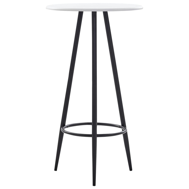 Bar Table White 60x107.5 cm MDF Payday Deals