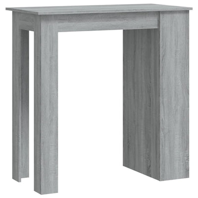 Bar Table with Storage Rack Grey Sonoma 102x50x103.5cm Engineered Wood Payday Deals