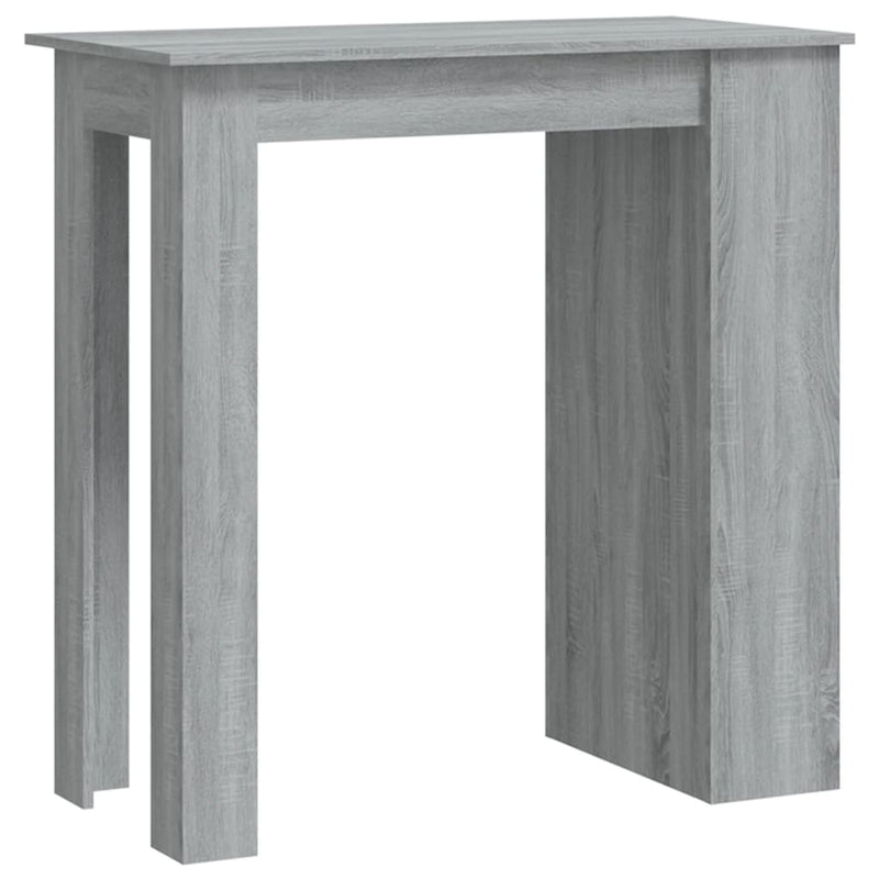 Bar Table with Storage Rack Grey Sonoma 102x50x103.5cm Engineered Wood Payday Deals