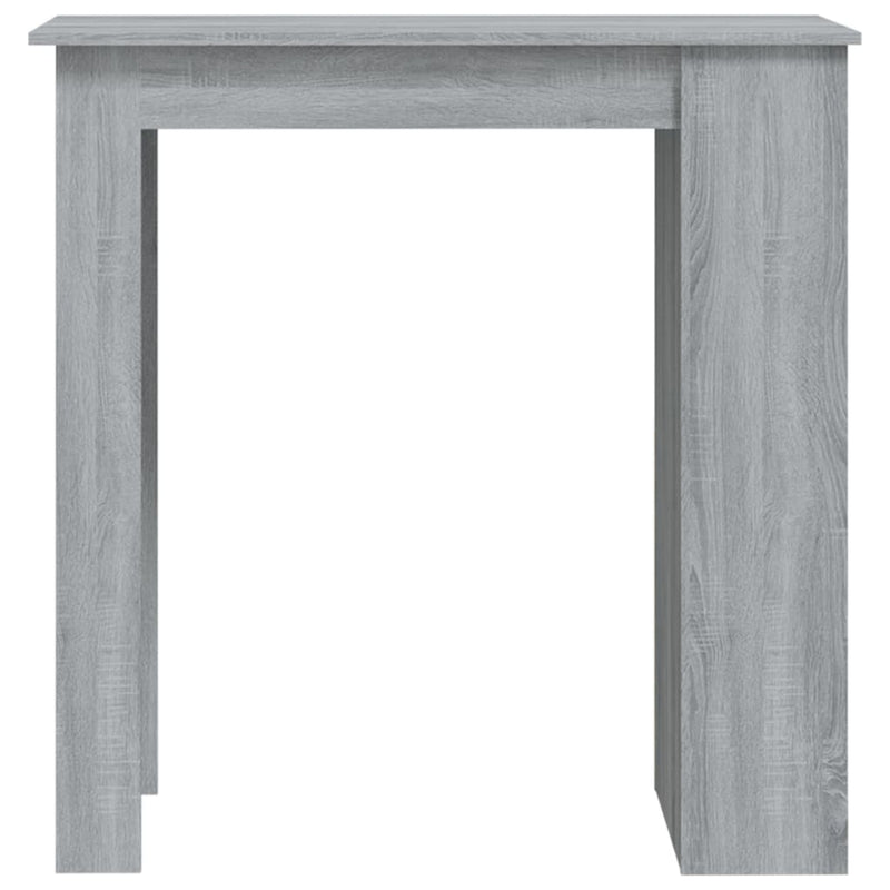 Bar Table with Storage Rack Grey Sonoma 102x50x103.5cm Engineered Wood Payday Deals