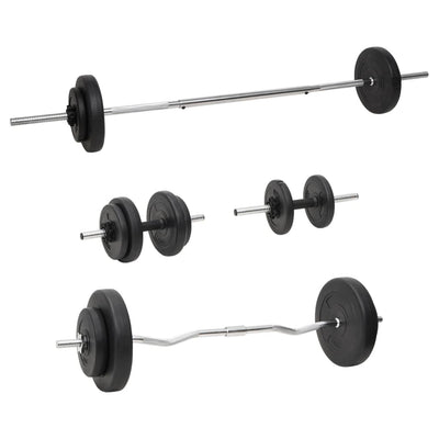Barbell and Dumbbell with Plates 60 kg Payday Deals