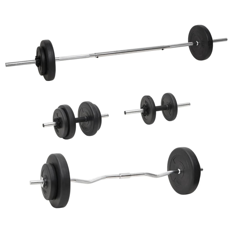 Barbell and Dumbbell with Plates 60 kg Payday Deals