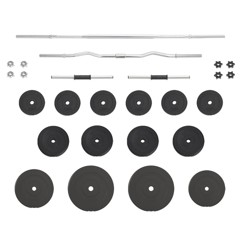 Barbell and Dumbbell with Plates 60 kg Payday Deals