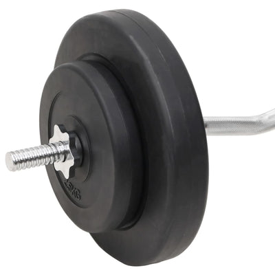 Barbell and Dumbbell with Plates 60 kg Payday Deals