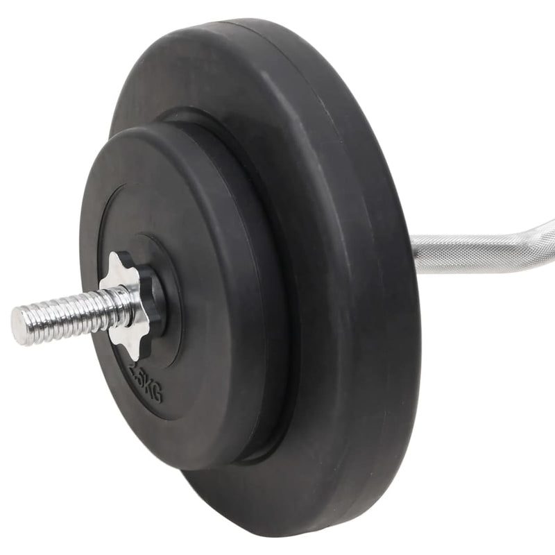 Barbell and Dumbbell with Plates 60 kg Payday Deals