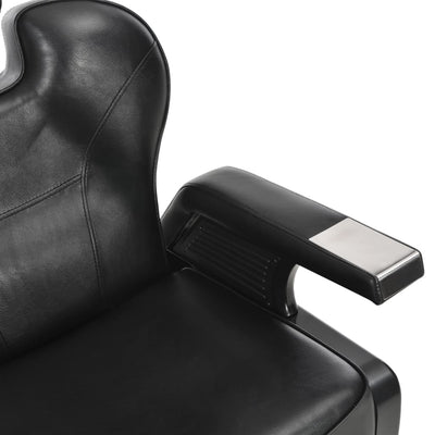 Barber Chair Black 72x68x98 cm Faux Leather Payday Deals