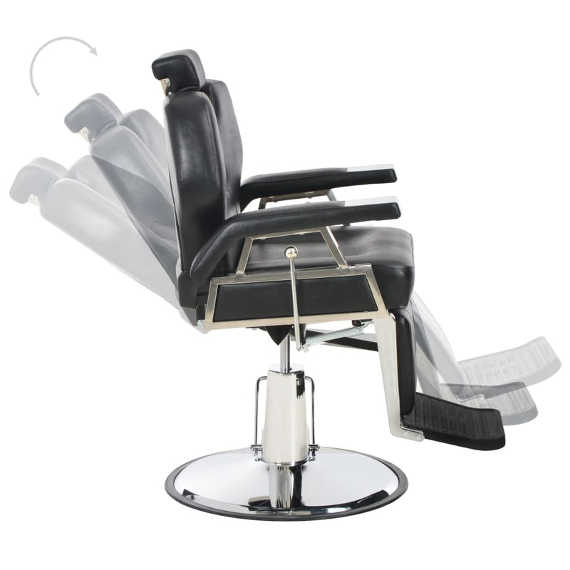 Barber Chair Black 72x68x98 cm Faux Leather Payday Deals