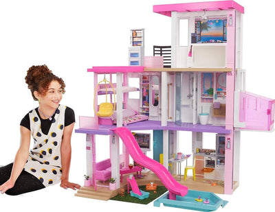 Barbie Dreamhouse Doll Playset Toy w/ 75+ Furniture & Accessories 10 Play Areas + more Payday Deals