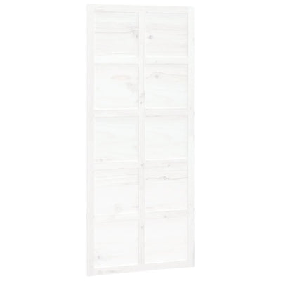 Barn Door White 90x1.8x214 cm Solid Wood Pine Payday Deals