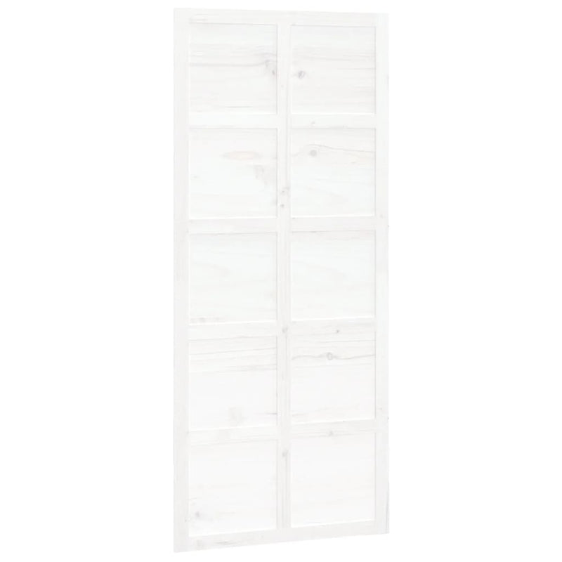 Barn Door White 90x1.8x214 cm Solid Wood Pine Payday Deals