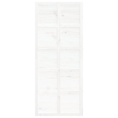 Barn Door White 90x1.8x214 cm Solid Wood Pine Payday Deals