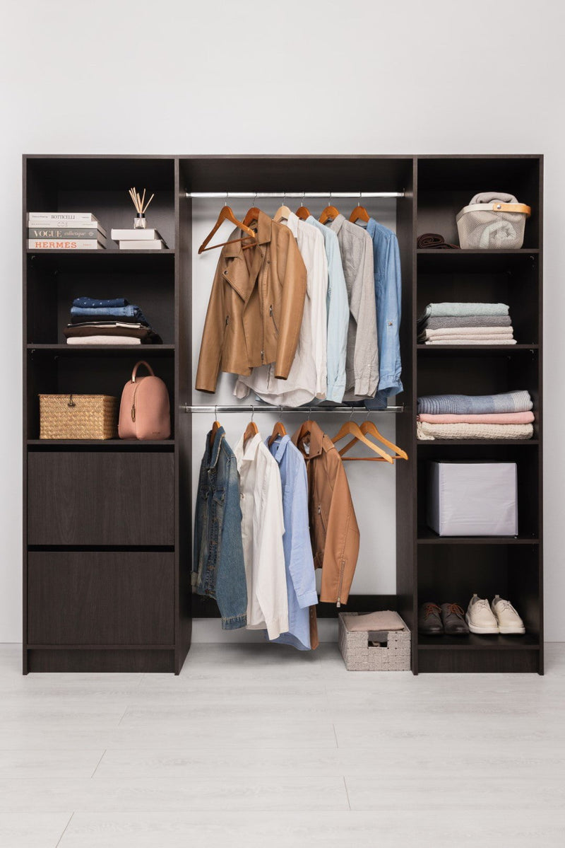 BASEL 2M WALK IN WARDROBE KIT - CLASSIC - NORDIC ASH Payday Deals