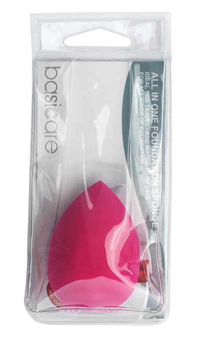 Basicare All In One Foundation Sponge Dark Pink