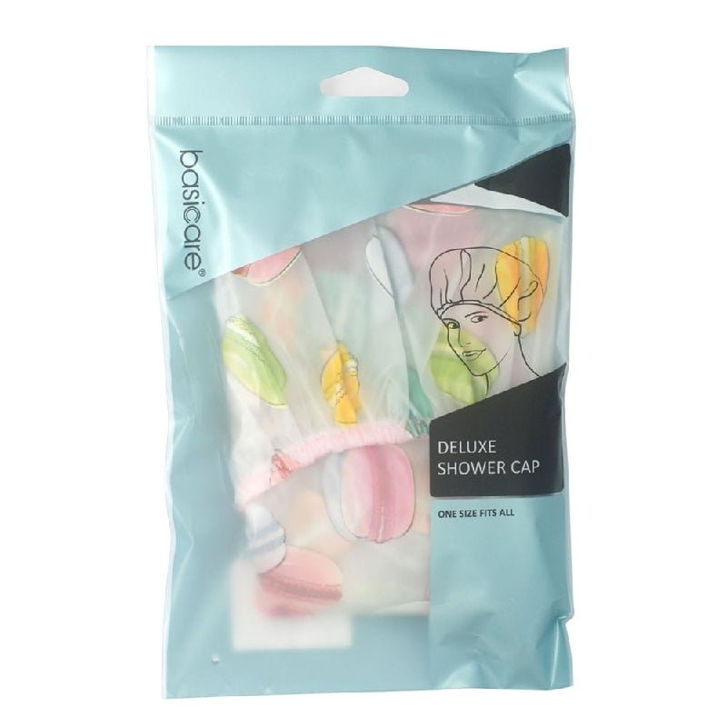 Basicare Deluxe Shower Cap Macaron One Size Fits All Payday Deals