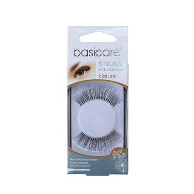 Basicare Reusable & Easy To Use Styling Eyelashes With Glue And Applicator 1954