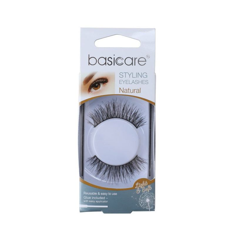 Basicare Reusable & Easy To Use Styling Eyelashes With Glue And Applicator 1956 Payday Deals