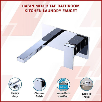 Basin Mixer Tap Bathroom Kitchen Laundry Faucet Payday Deals
