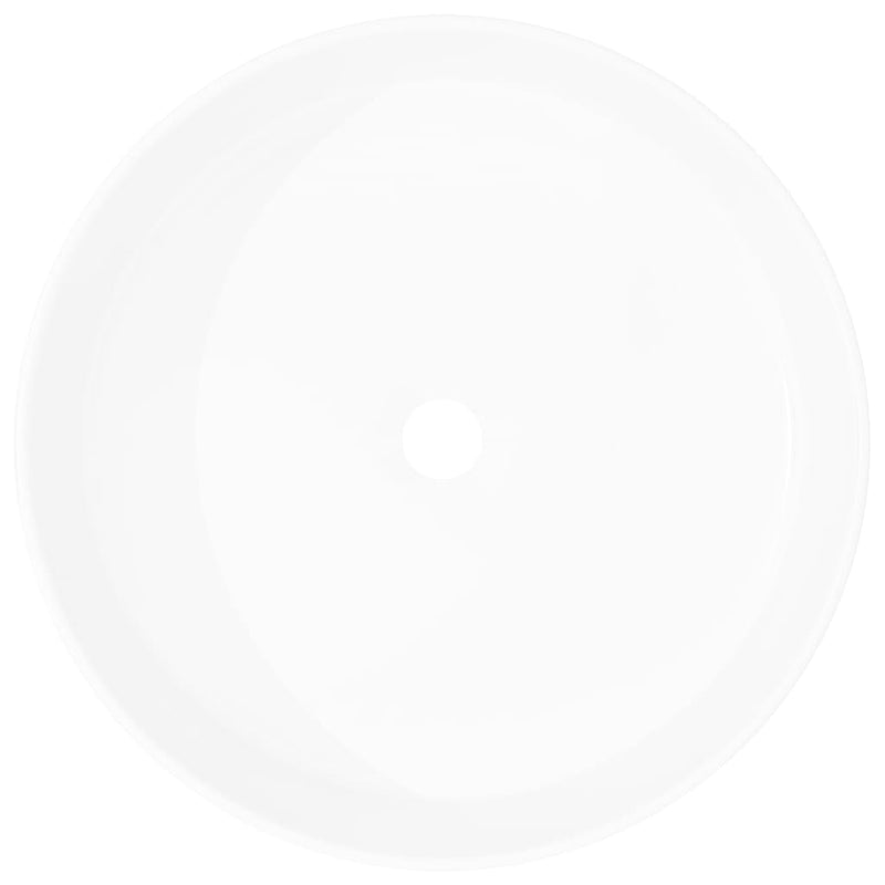Basin Round Ceramic White 40x15 cm Payday Deals